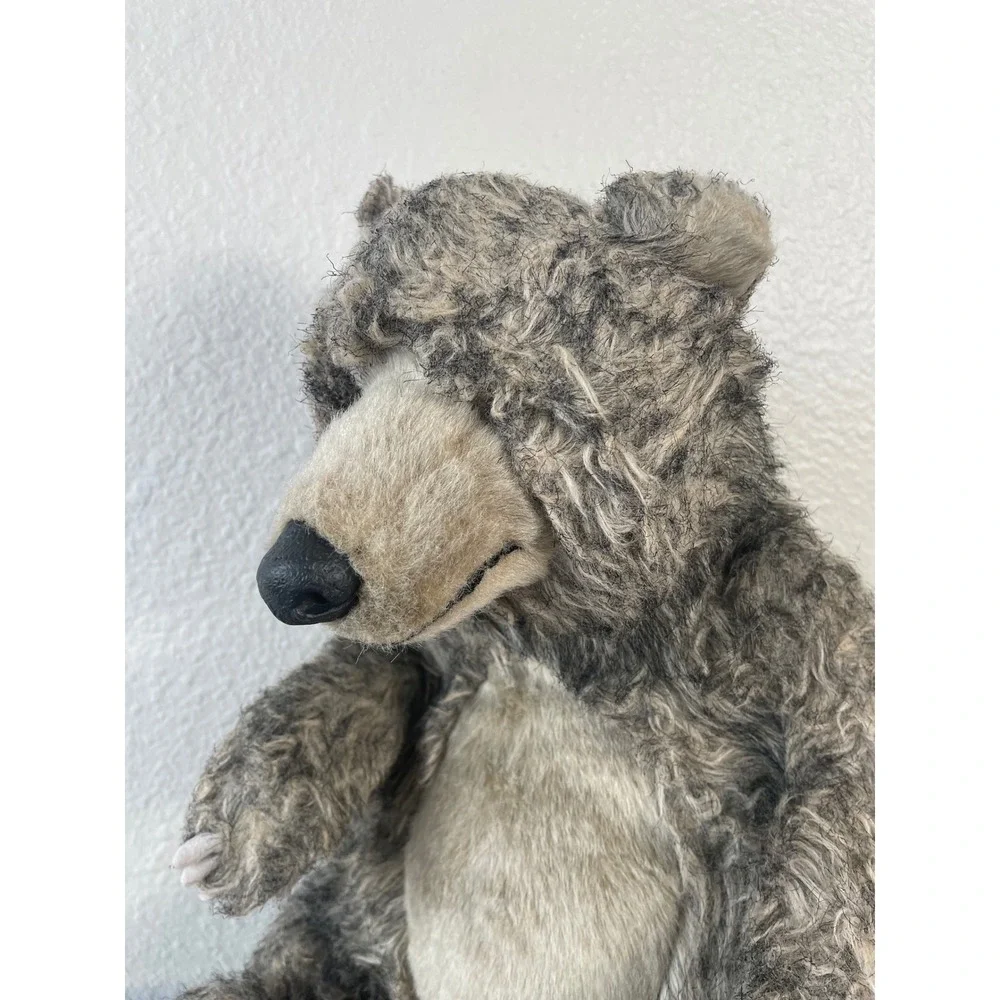 Disney Parks Jungle‎ Book Baloo Bear Plush Realistic Brown Grey Toy Kids 11 in